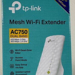 TP-Link AC750 Mesh Wi-Fi Range Extender RE220 – Dual Band 2.4GHz/5GHz, OneMesh